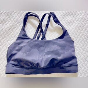 Lululemon Athletica Purple Camo Sports Bra